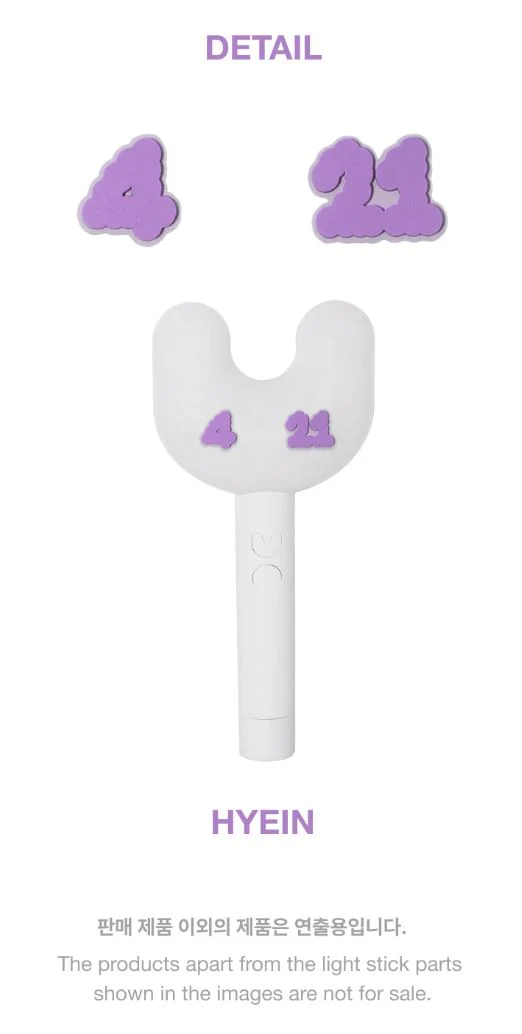 NEWJEANS - BIRTHDAY LIGHT STICK PARTS
