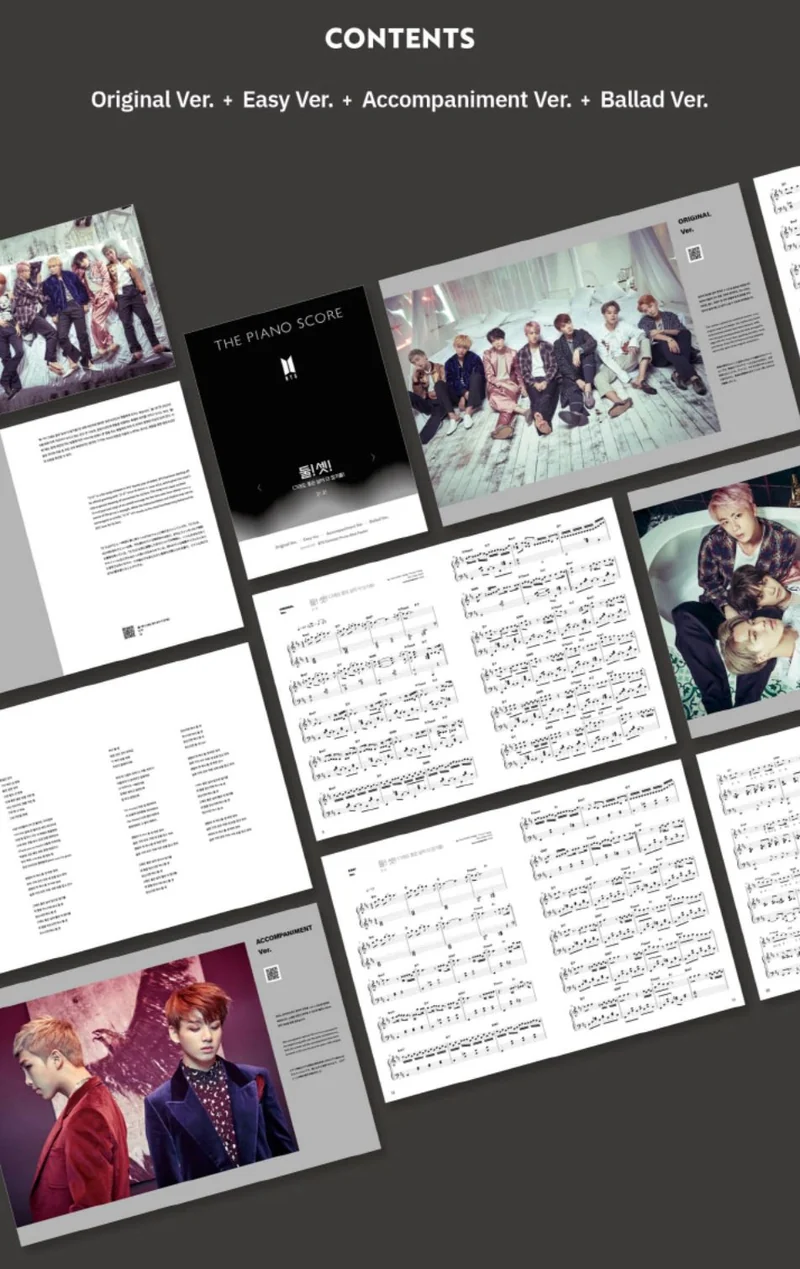BTS - THE PIANO SCORE : TWO! THREE!