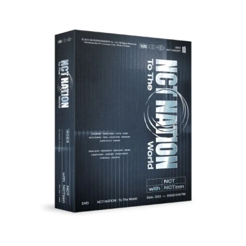 NCT - NCT NATION : TO THE WORLD CONCERT 2023 (DVD, BLU-RAY & SMTOWN CODE)
