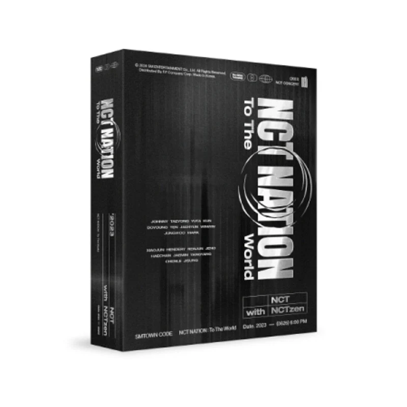 NCT - NCT NATION : TO THE WORLD CONCERT 2023 (DVD, BLU-RAY & SMTOWN CODE)