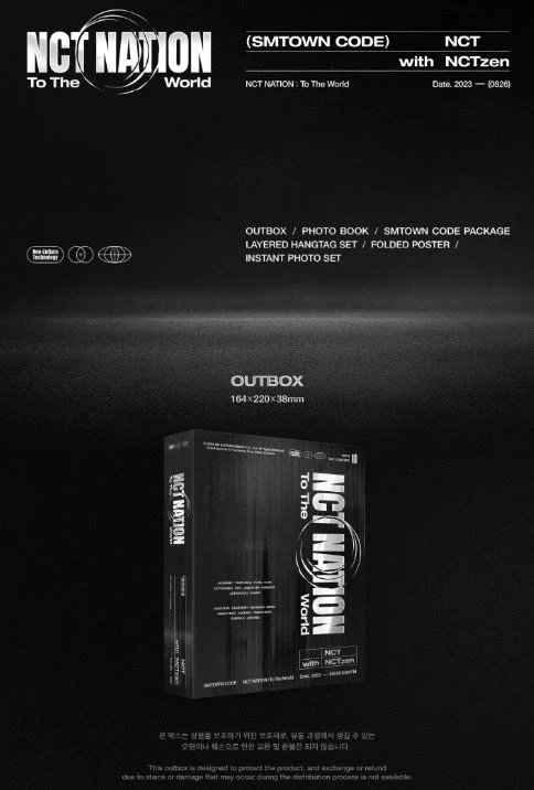 NCT - NCT NATION : TO THE WORLD CONCERT 2023 (DVD, BLU-RAY & SMTOWN CODE)