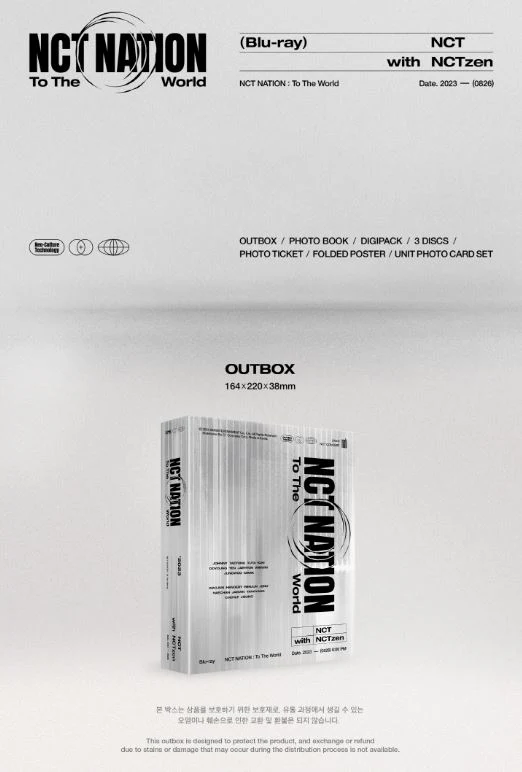NCT - NCT NATION : TO THE WORLD CONCERT 2023 (DVD, BLU-RAY & SMTOWN CODE)