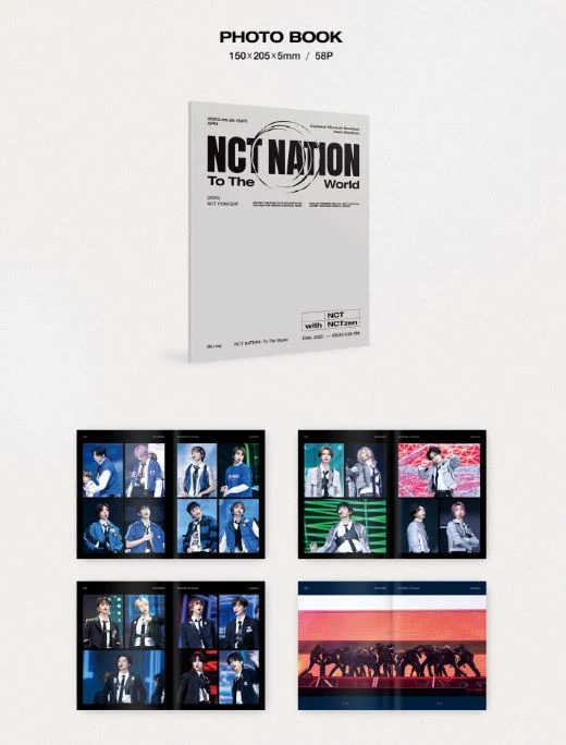NCT - NCT NATION : TO THE WORLD CONCERT 2023 (DVD, BLU-RAY & SMTOWN CODE)