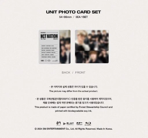 NCT - NCT NATION : TO THE WORLD CONCERT 2023 (DVD, BLU-RAY & SMTOWN CODE)
