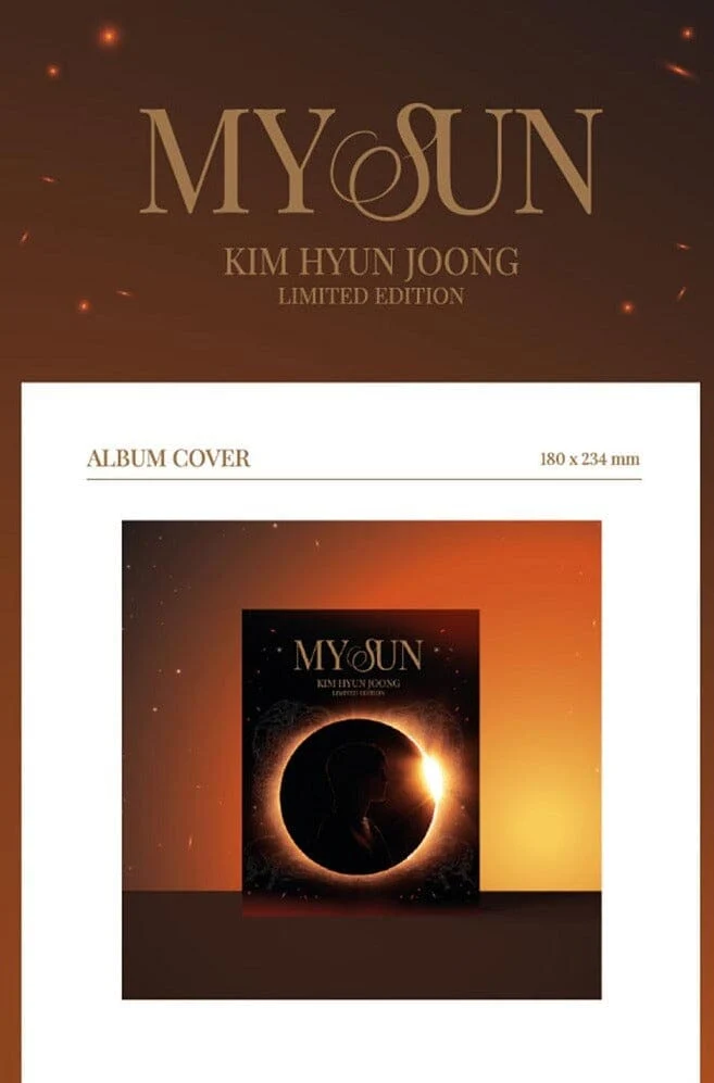 KIM HYUN JOONG - MY SUN [LIMITED EDITION]
