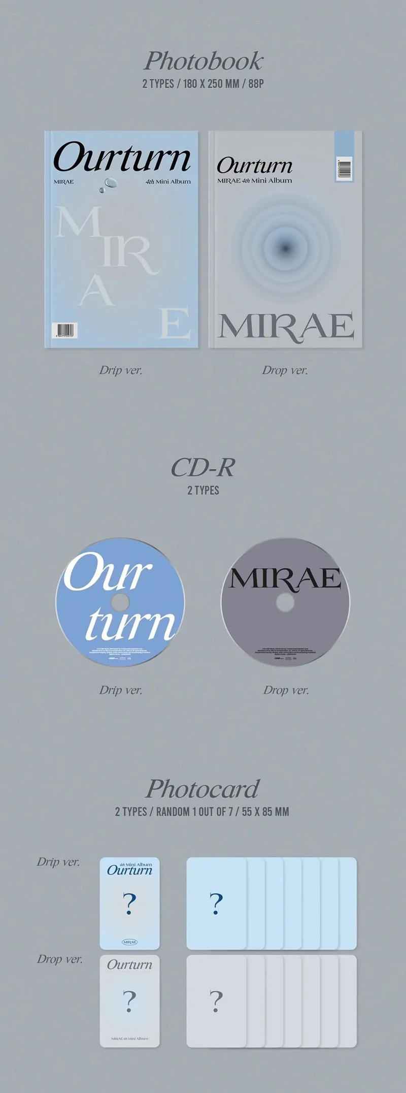 MIRAE - OURTURN (4TH MINI ALBUM)