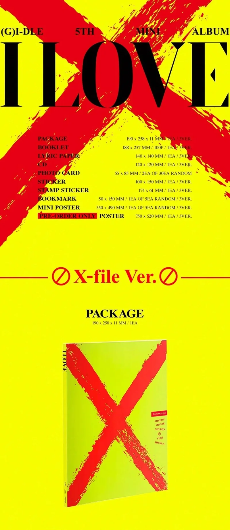 (G)I-DLE - I LOVE (5TH MINI ALBUM)