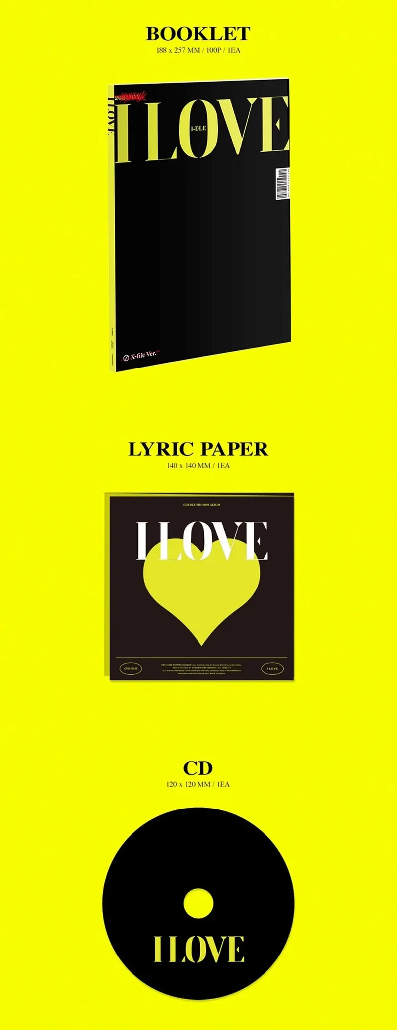 (G)I-DLE - I LOVE (5TH MINI ALBUM)
