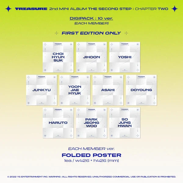 TREASURE - THE SECOND STEP CHAPTER TWO (DIGIPACK VER.)
