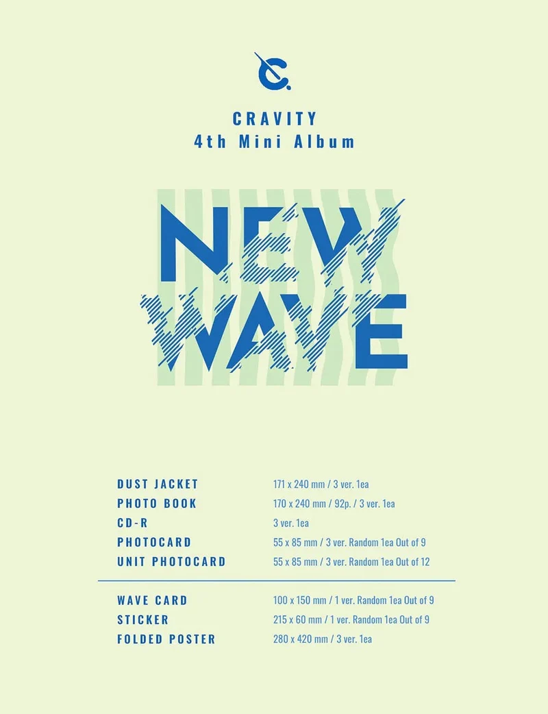 CRAVITY - NEW WAVE (4TH MINI ALBUM)