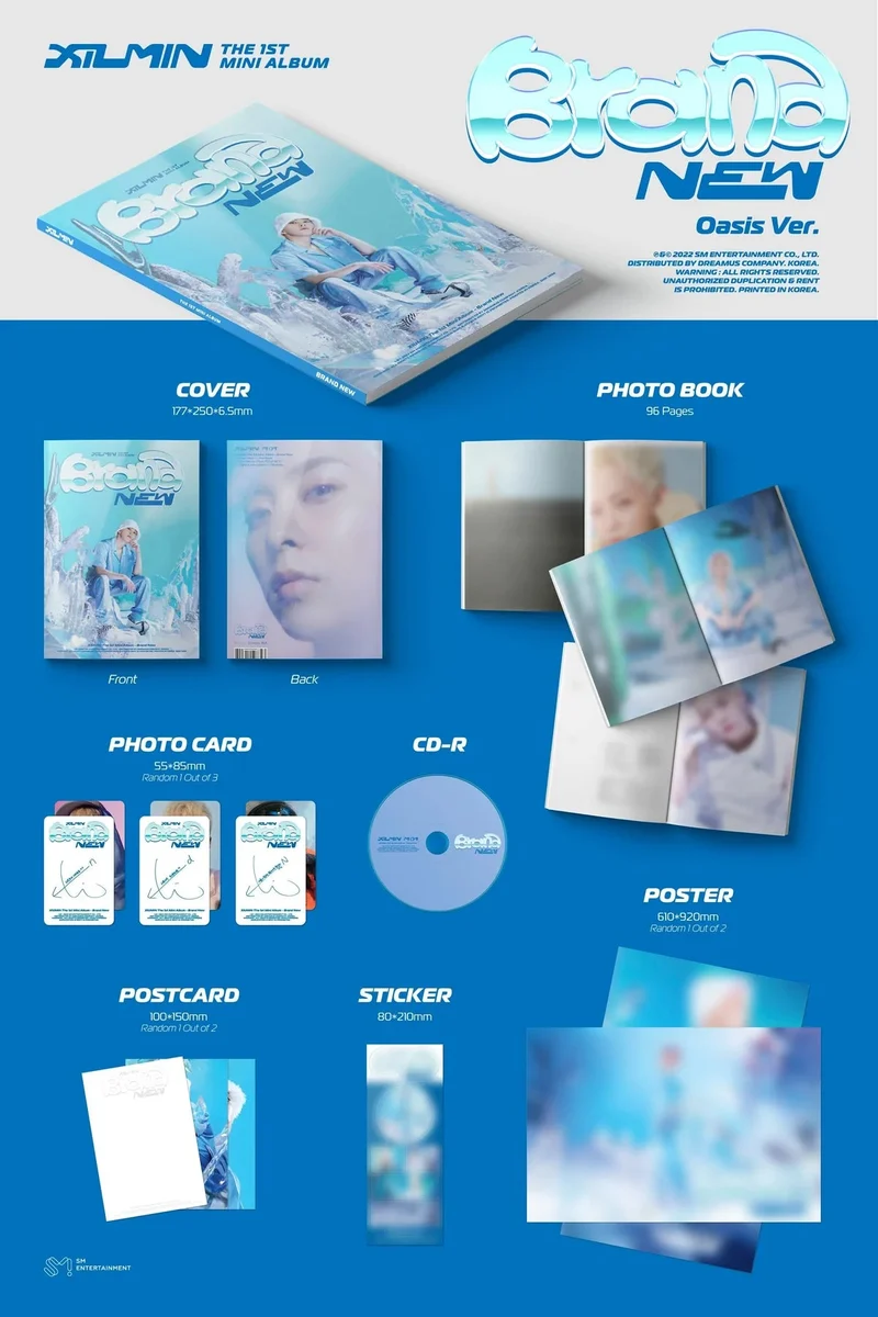 XIUMIN - BRAND NEW (PHOTOBOOK VER.) 1ST MINI ALBUM