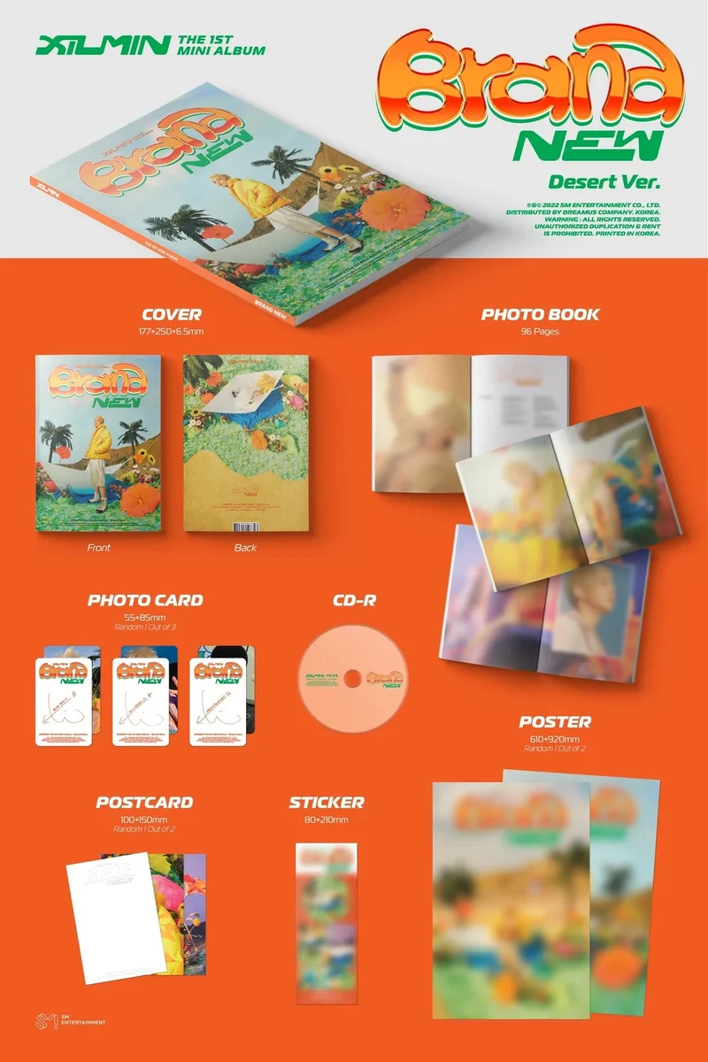 XIUMIN - BRAND NEW (PHOTOBOOK VER.) 1ST MINI ALBUM
