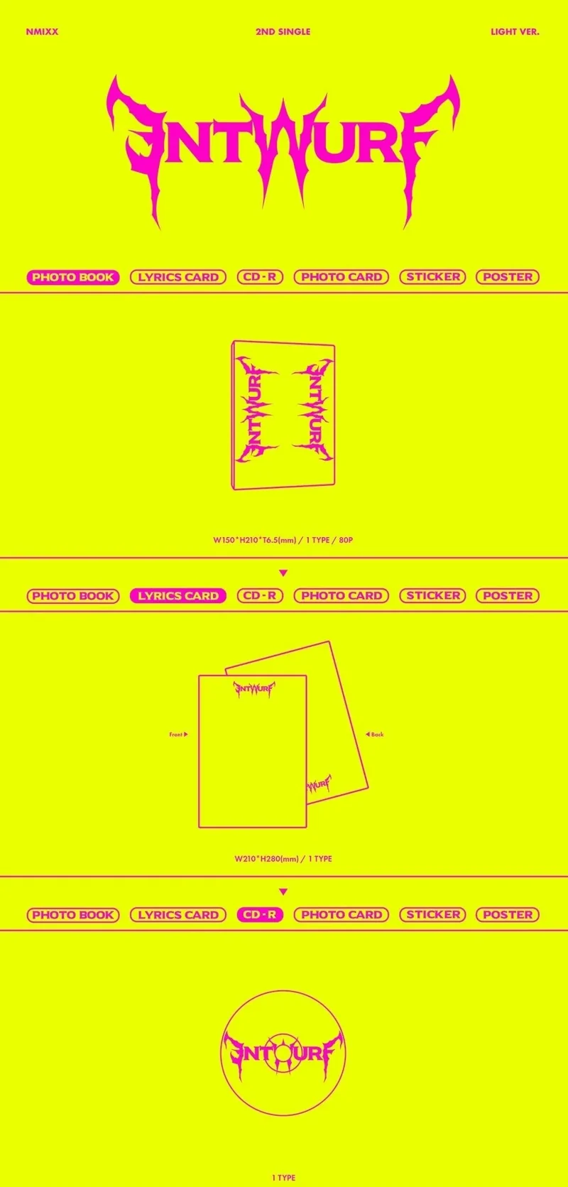 NMIXX - ENTWURF (2ND SINGLE ALBUM)
