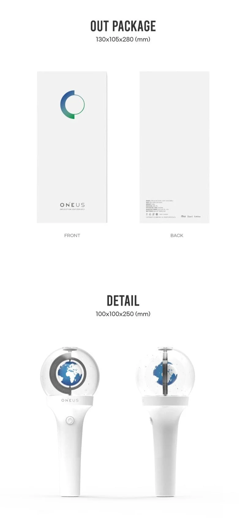 ONEUS - LIGHT STICK OFICIAL VER.2