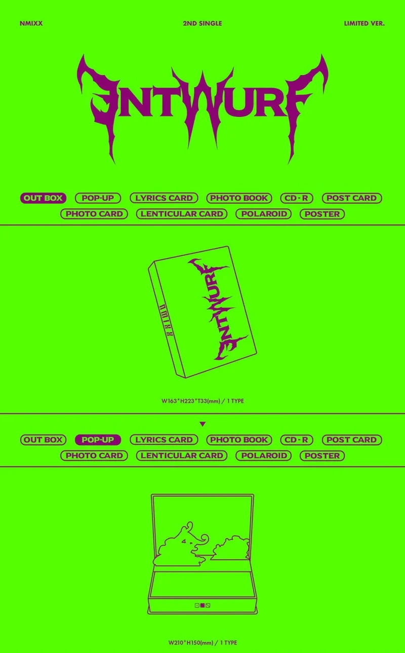 NMIXX - ENTWURF LIMITED VER. (2ND SINGLE ALBUM)