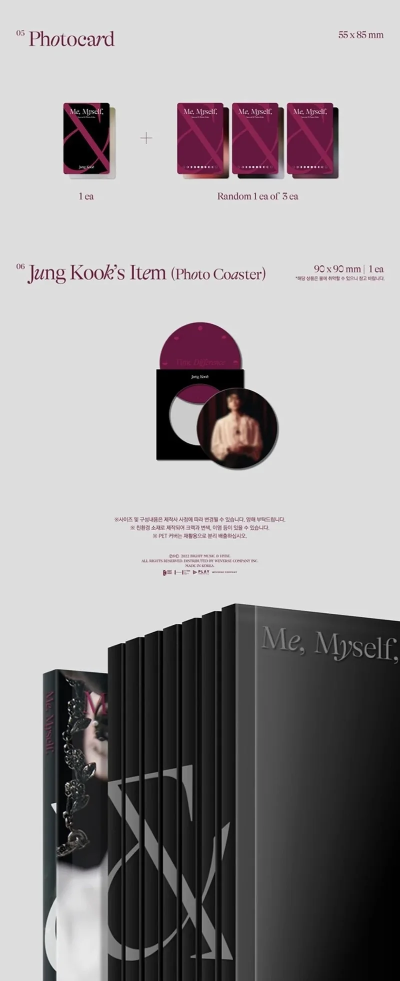 BTS - Special 8 Photo-Folio Me, Myself, and Jungkook 'Time Difference'