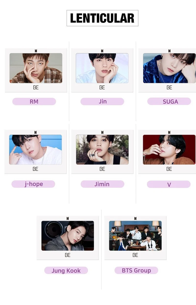 BTS - Lenticular ver.1 BE