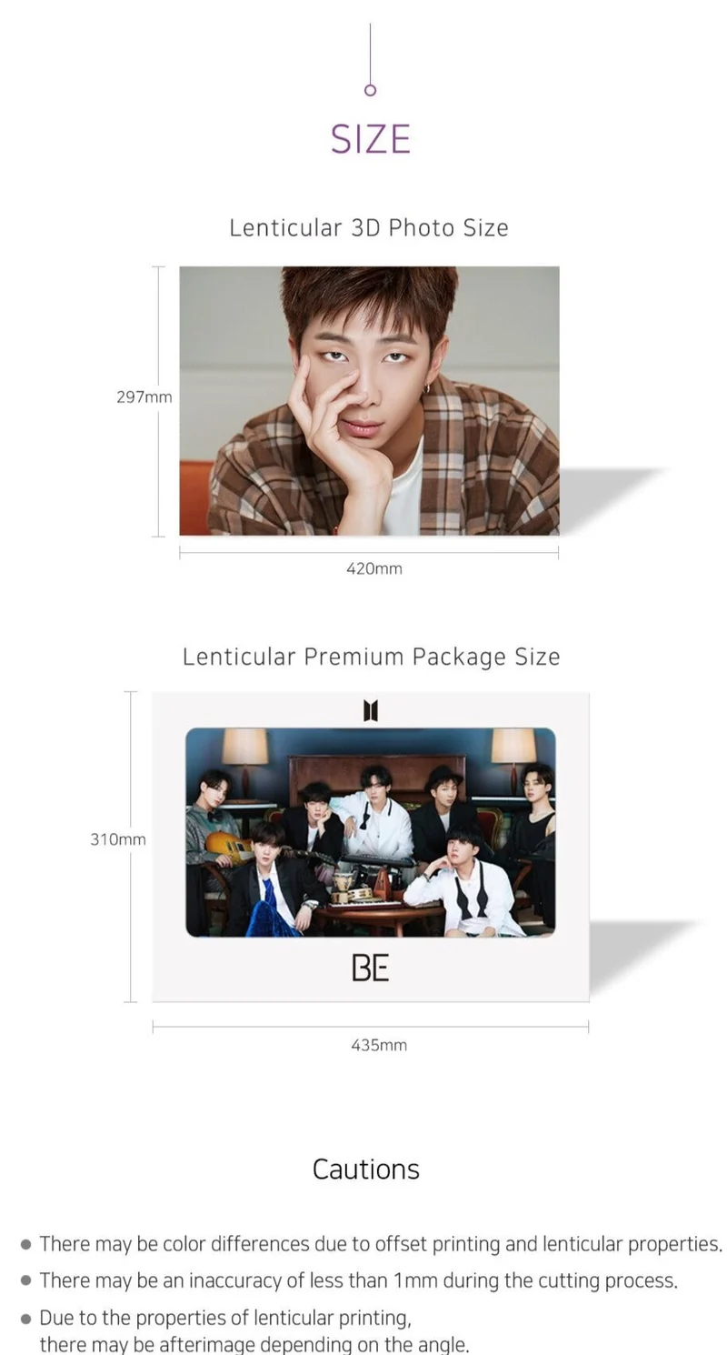 BTS - Lenticular ver.1 BE