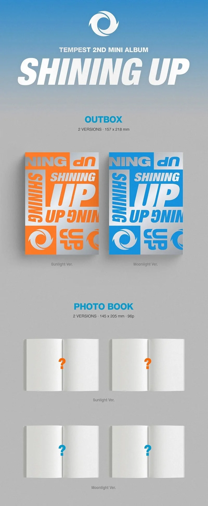 TEMPEST - SHINING UP (2nd Mini Album)