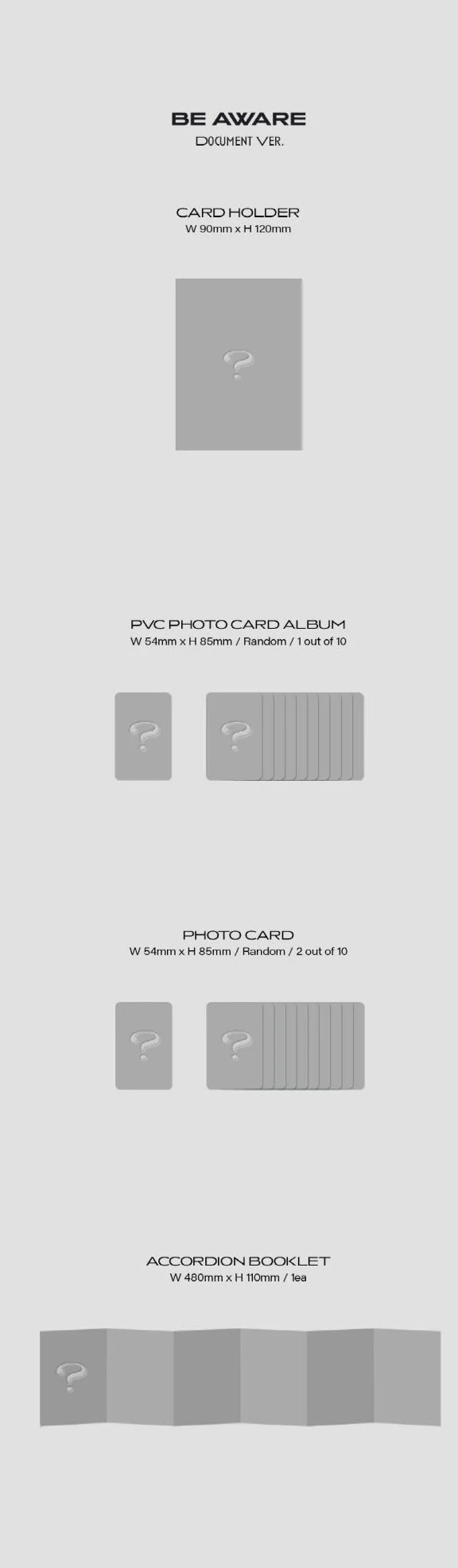 THE BOYZ - BE AWARE (7TH MINI ALBUM) META ALBUM (PLATFORM VER.)