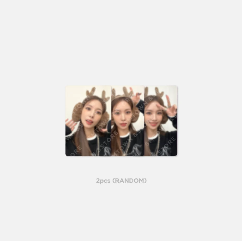 [BOA] 2022 Photo Card Random Pack - 2022 Pink Christmas