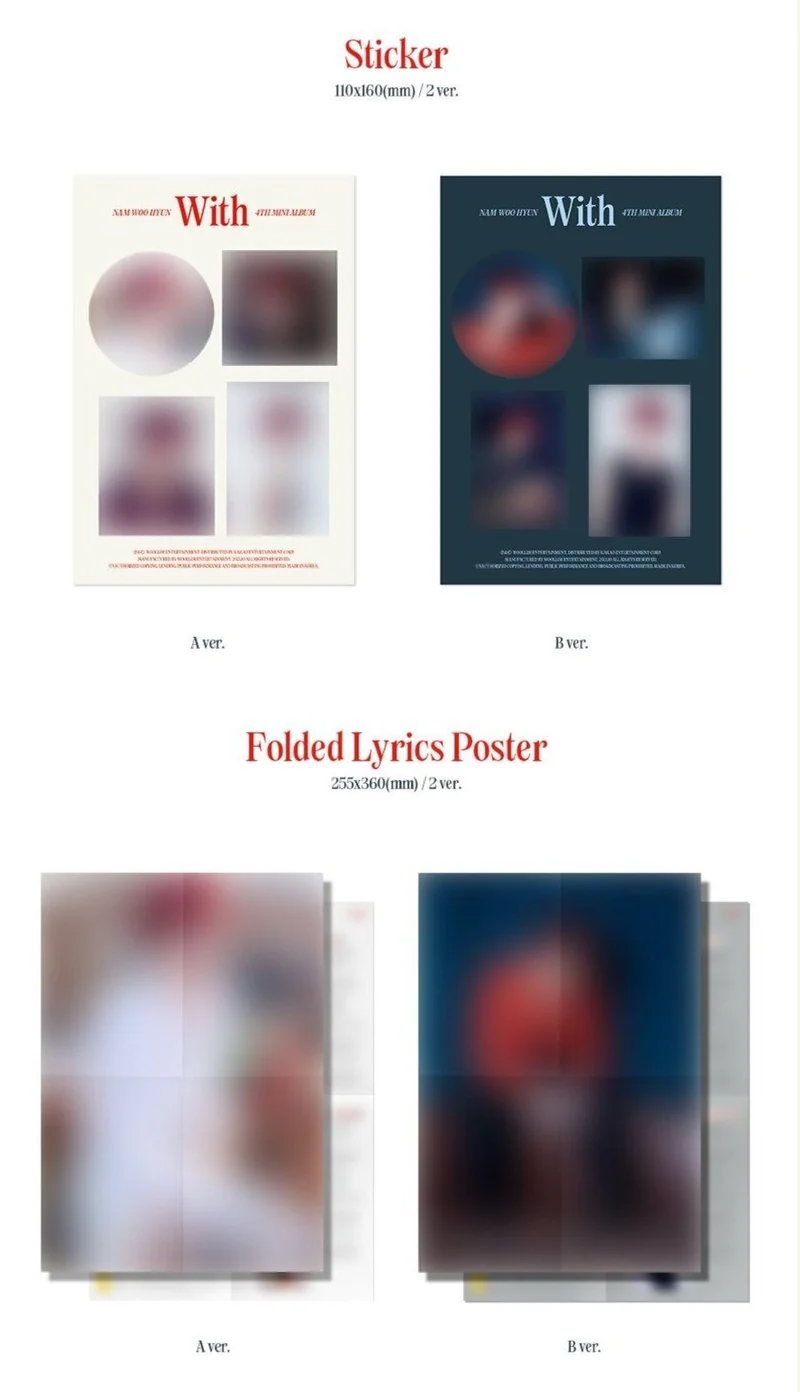 Nam Woo Hyun - [With] (4th Mini Album)