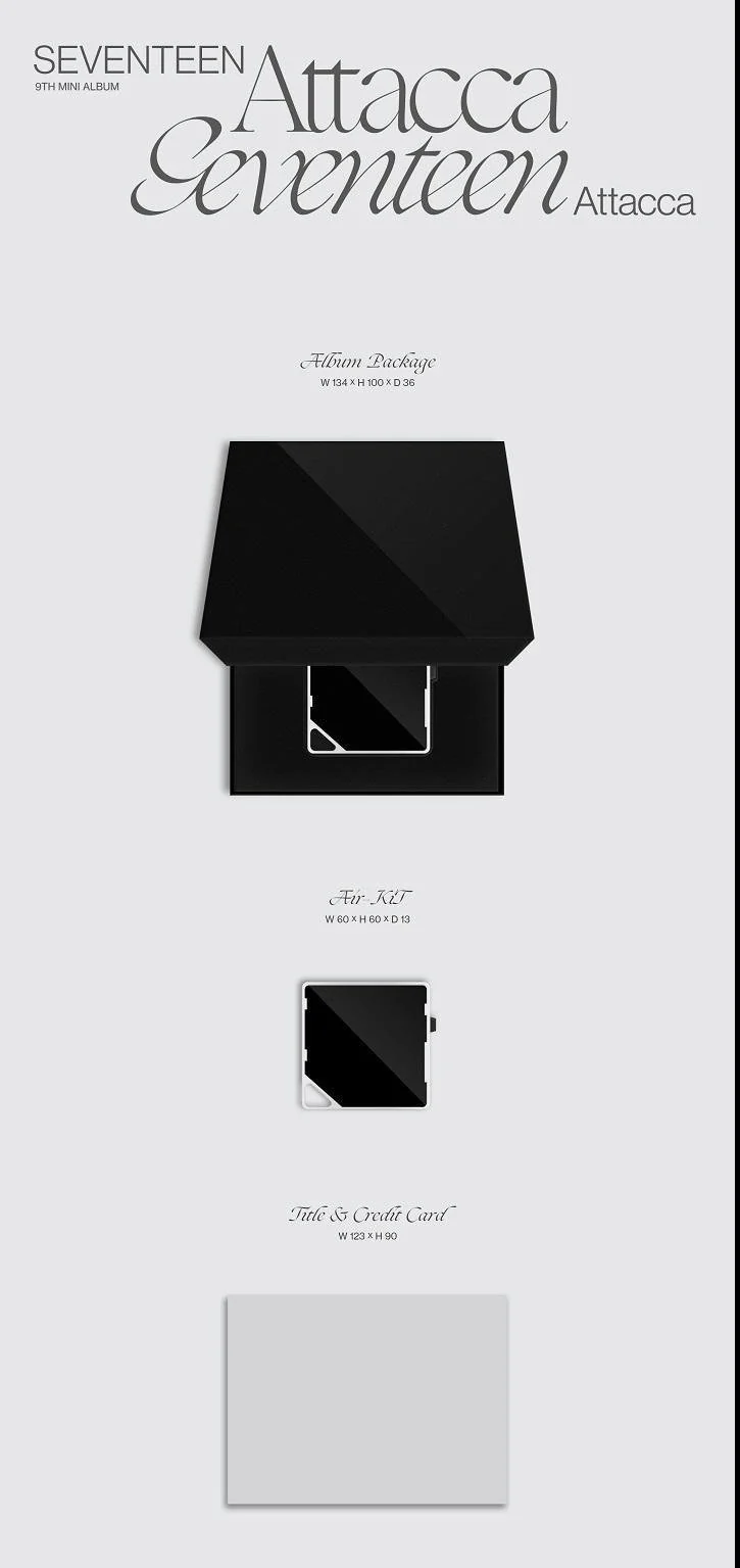 SEVENTEEN - ATTACCA KIT (9th Mini Album)