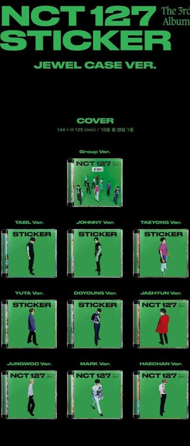 NCT 127 - Vol.3 [STICKER] (Jewel Case Ver.)