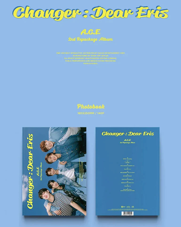 A.C.E - 2nd Album Repackage [CHANGER : DEAR ERIS]