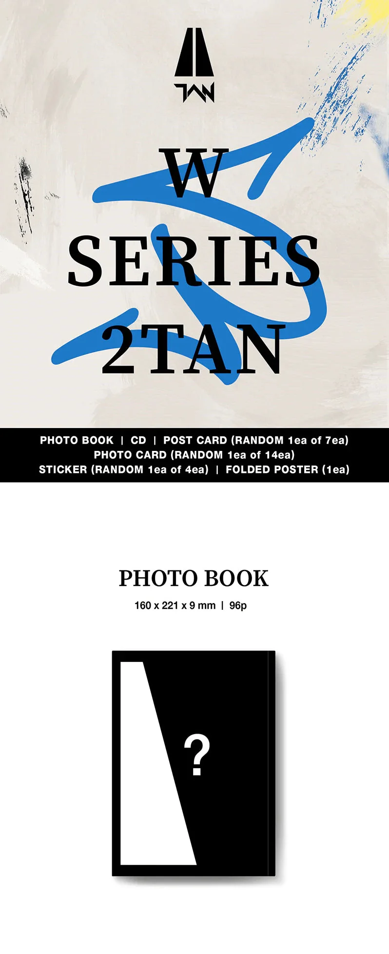 TAN - W SERIES 2TAN [WISH VER] (2ND MINI ALBUM)