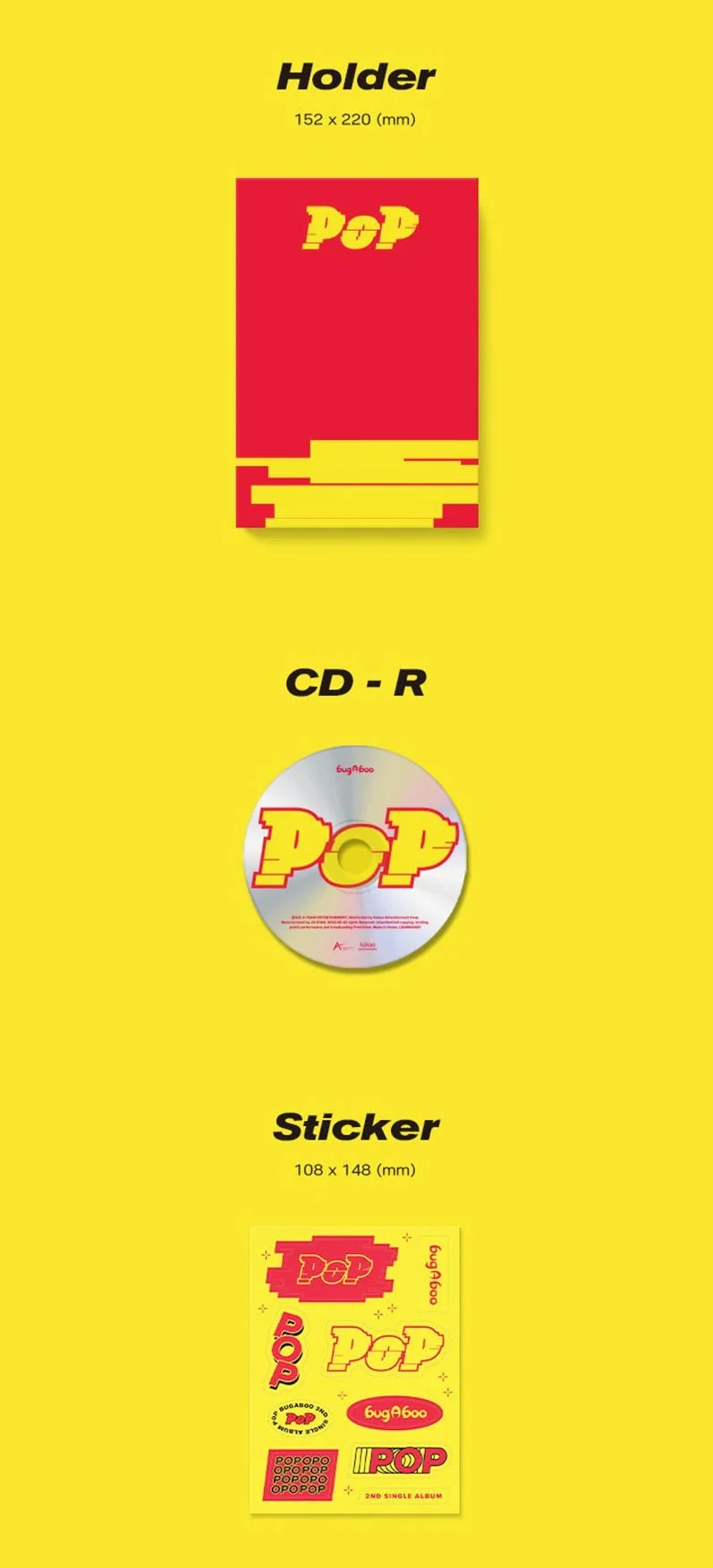 BUGABOO - POP (2ND SINGLE ALBUM)