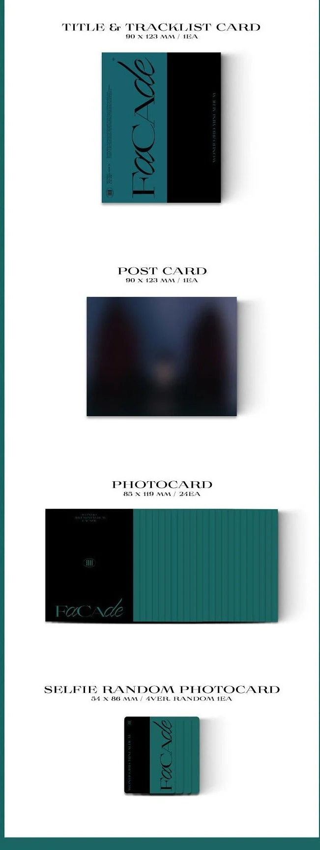 WONHO Mini Album Vol. 3 - FACADE (Kit Album)