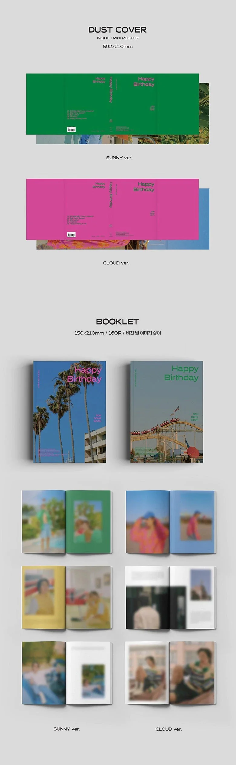 SON DONGWOON - [HAPPY BIRTHDAY] 2ND MINI ALBUM