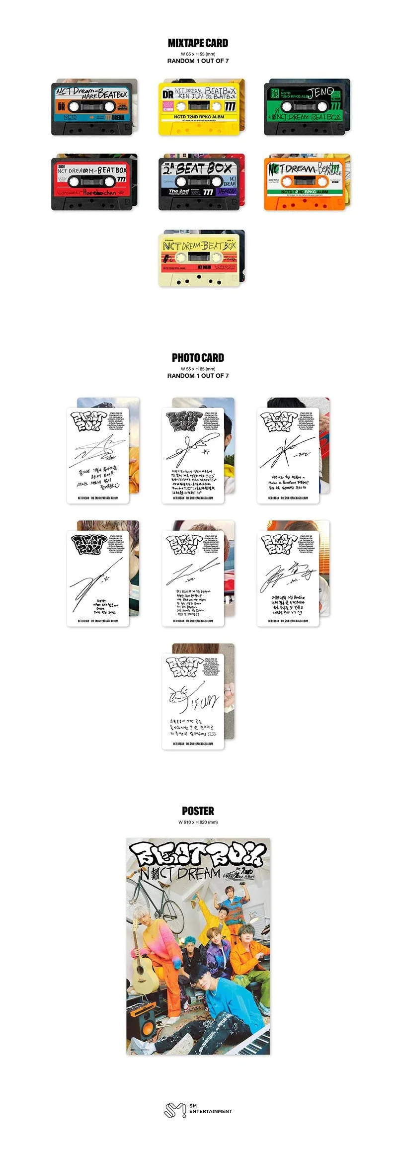 NCT DREAM Album Vol. 2 (Repackage) - Beatbox (Digipack Ver.)