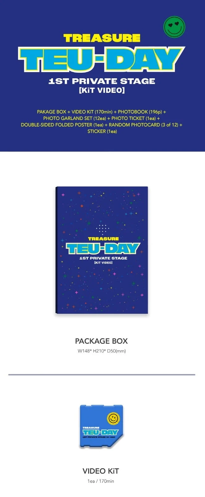 TREASURE - 1ST PRIVATE STAGE [TEU-DAY] KiT VIDEO
