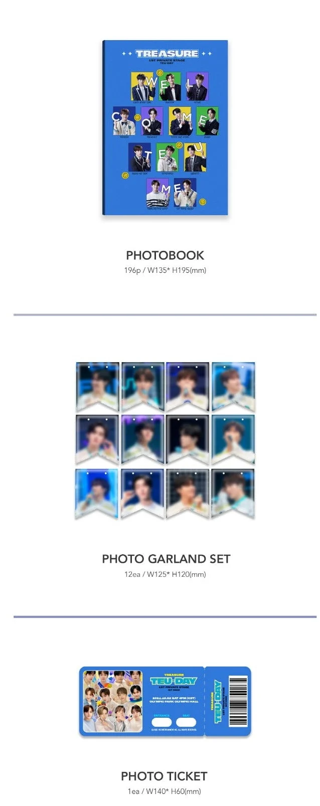 TREASURE - 1ST PRIVATE STAGE [TEU-DAY] KiT VIDEO