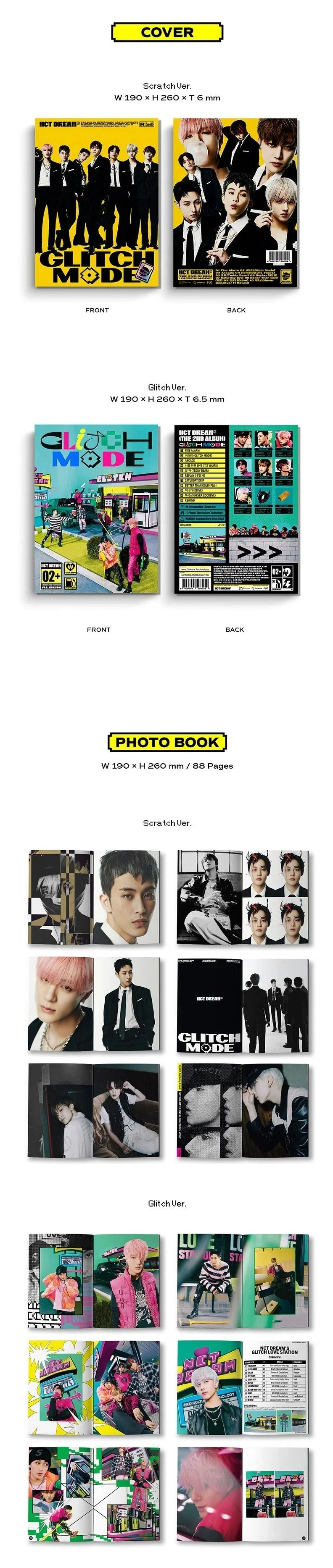 NCT DREAM - Vol.2 [Glitch Mode] Photobook Ver.
