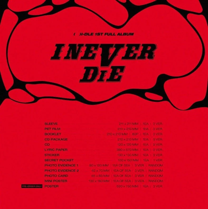 (G)I-DLE - I NEVER DIE (1ST FULL ALBUM)