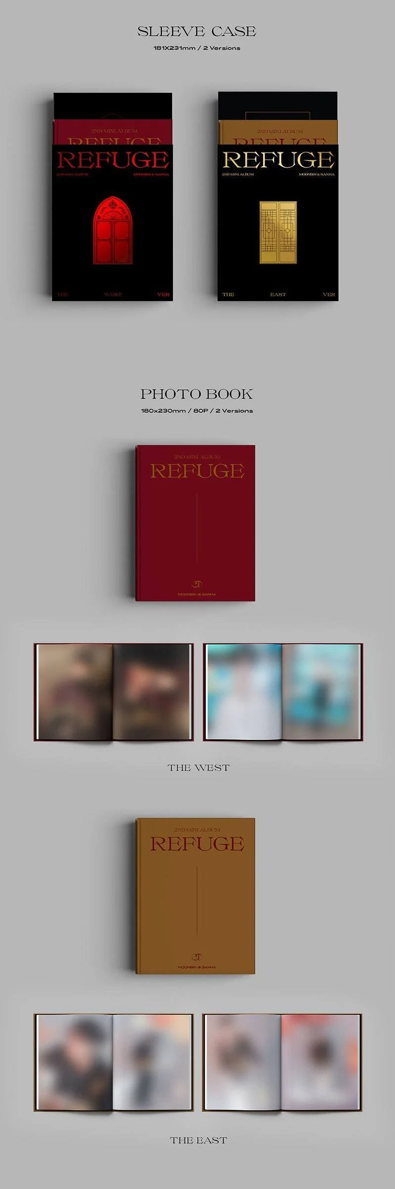 MOONBIN & SANHA (ASTRO) - 2nd Mini [REFUGE]