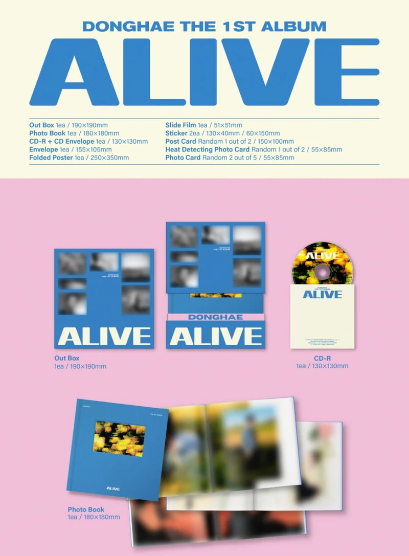 DONGHAE (SUPER JUNIOR) - ALIVE (1ST ALBUM)
