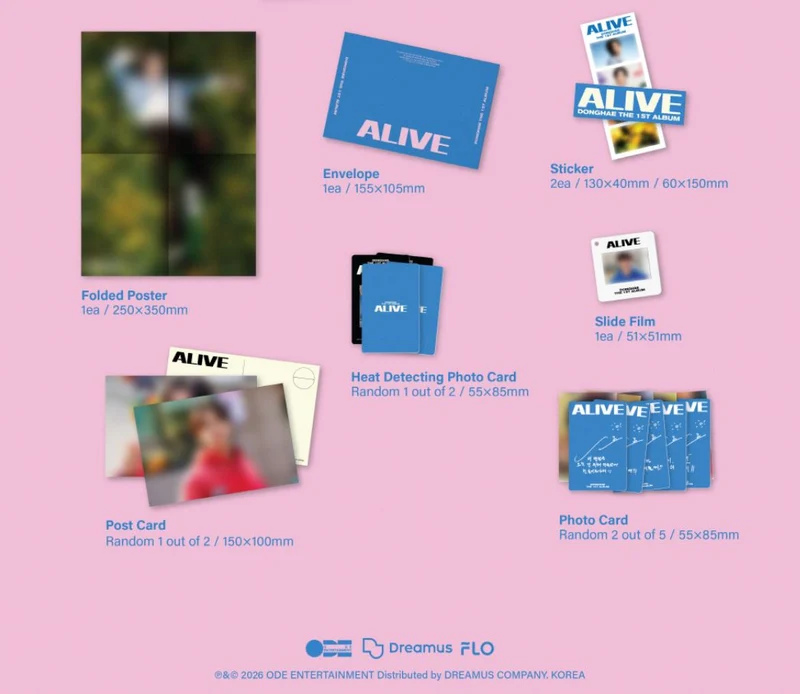 DONGHAE (SUPER JUNIOR) - ALIVE (1ST ALBUM)