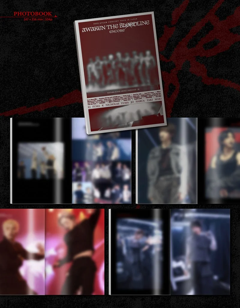 &TEAM - 2025 CONCERT TOUR ENCORE IN JAPAN 'AWAKEN THE BLOODLINE' + Postcard