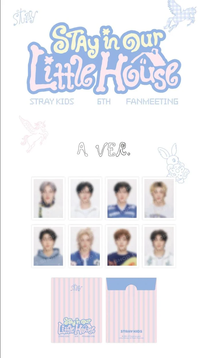 STRAY KIDS - ID PHOTO SET & BOX TAPE SET (6TH FANMEETING 'STAY IN OUR LITTLE HOUSE' OFFICIAL MD)