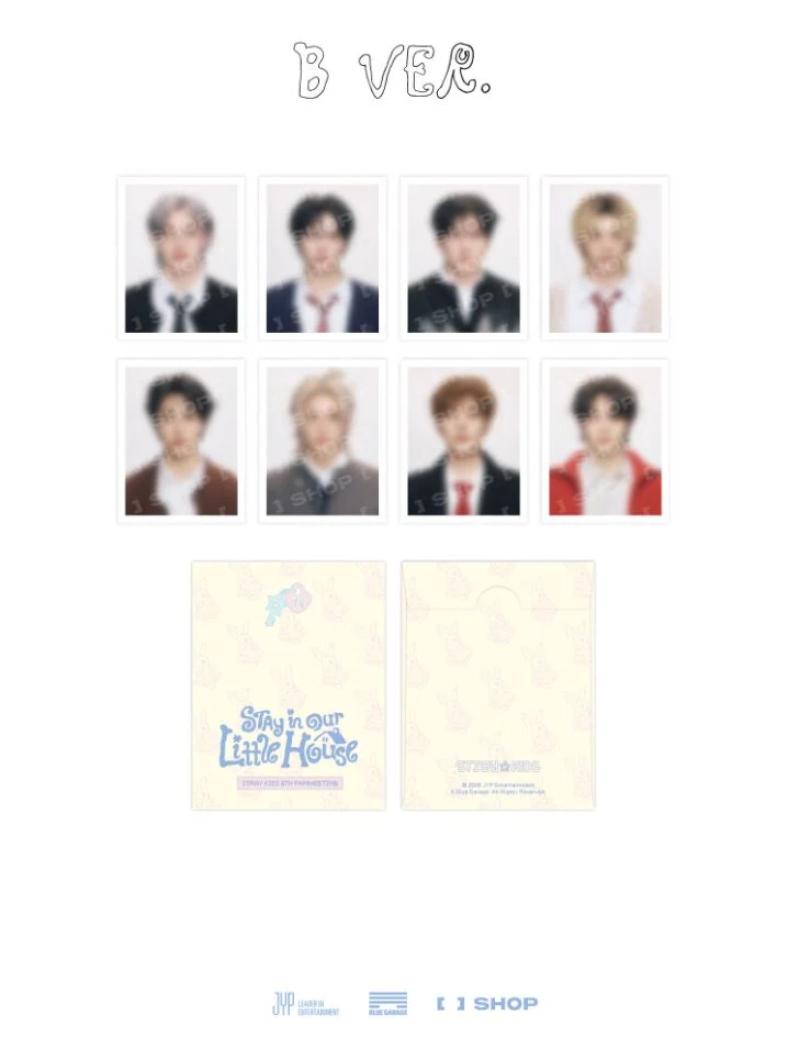 STRAY KIDS - ID PHOTO SET & BOX TAPE SET (6TH FANMEETING 'STAY IN OUR LITTLE HOUSE' OFFICIAL MD)
