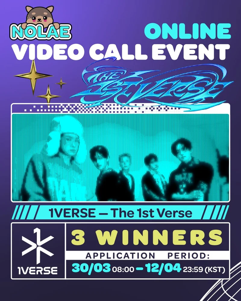 1VERSE - THE 1ST VERSE (OFFICIAL NOLAE FANCALL) + NOLAE PHOTOCARD