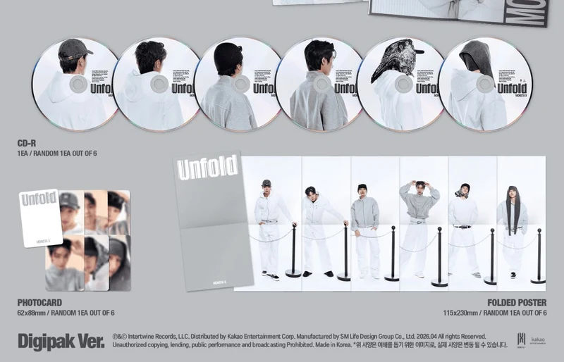 MONSTA X - UNFOLD (DIGIPACK VER.)