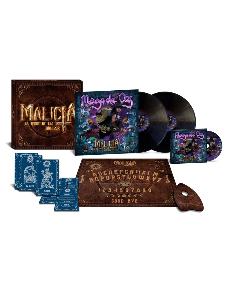 Mägo de Oz - Caja Deluxe CD + 2LP Vinilo + 6 Cartas Tarot + Juego Ouija "Malicia"