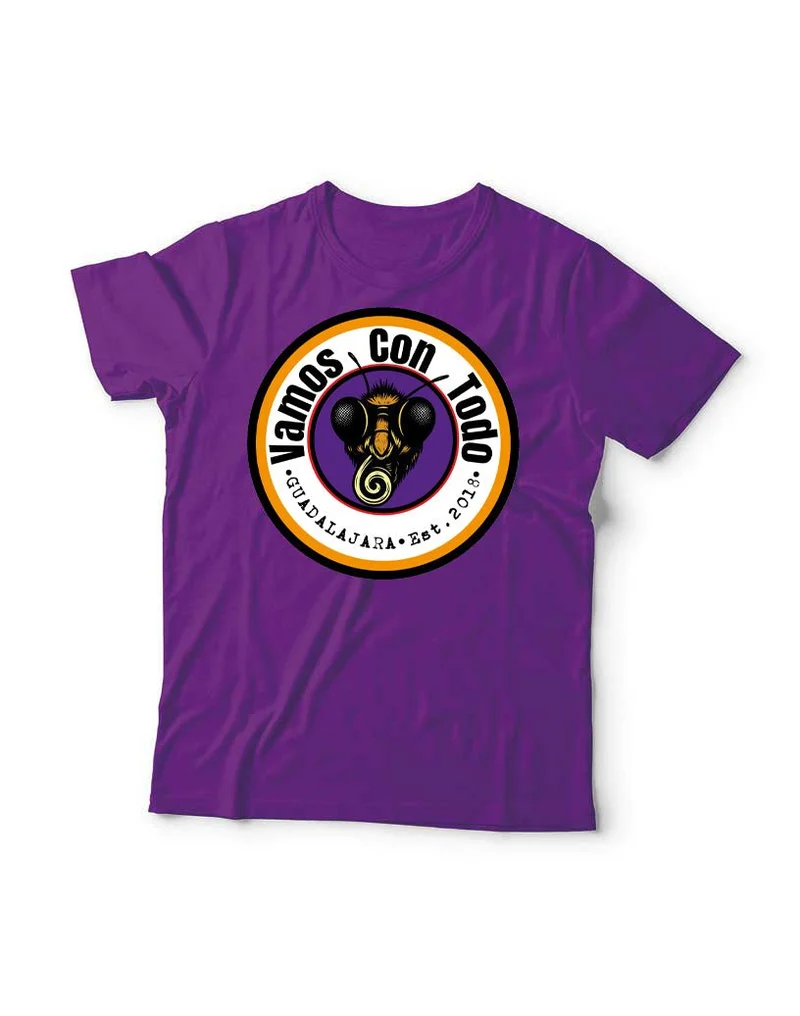 Vamos con Todo - Camiseta "Vamos con Todo" Morada