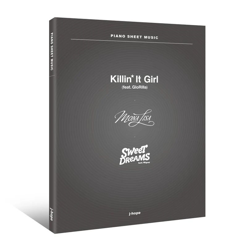 BTS J-HOPE - PIANO SHEET MUSIC : j-hope (Package)