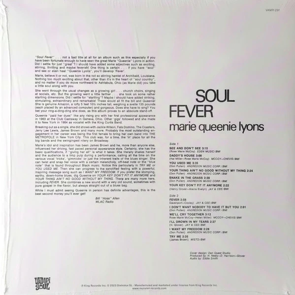 Marie Queenie Lyons | Soul Fever